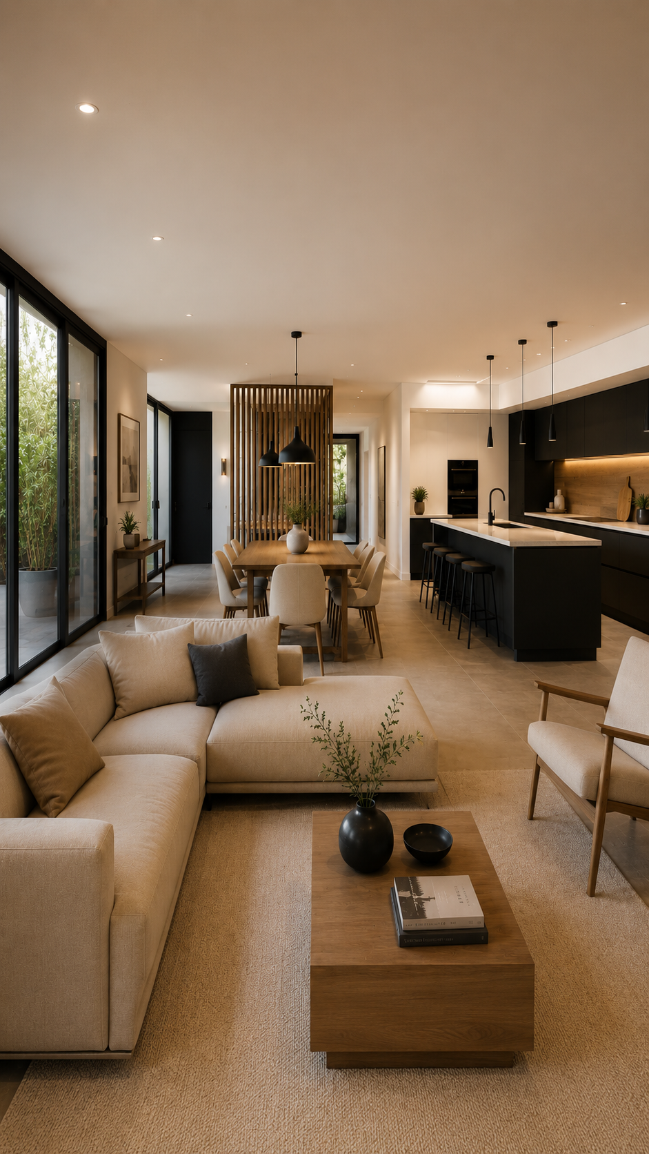 Aménagement intérieur contemporain sur mesure réalisé par MGA Agencement